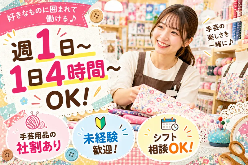 手芸センタードリーム有明ガーデン店のアルバイト・バイト求人情報