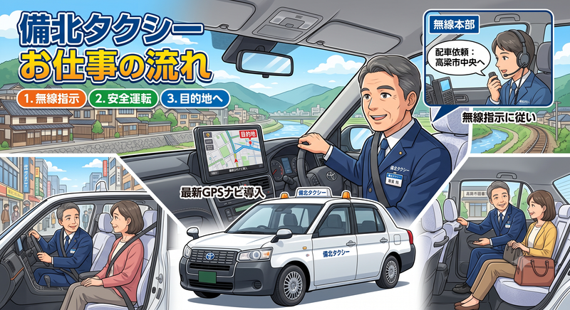 備北タクシー株式会社の求人・転職情報