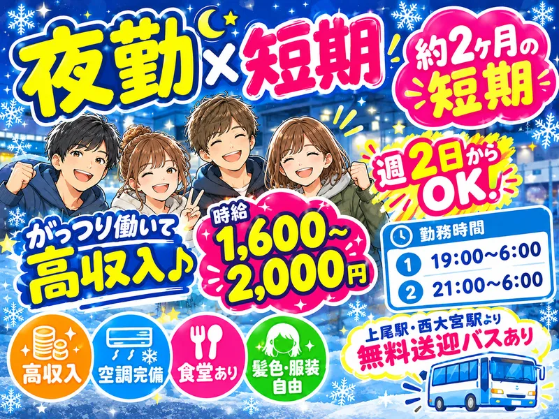 佐藤梱包運輸株式会社　北本営業所/上尾市中新井のアルバイト・バイト求人情報