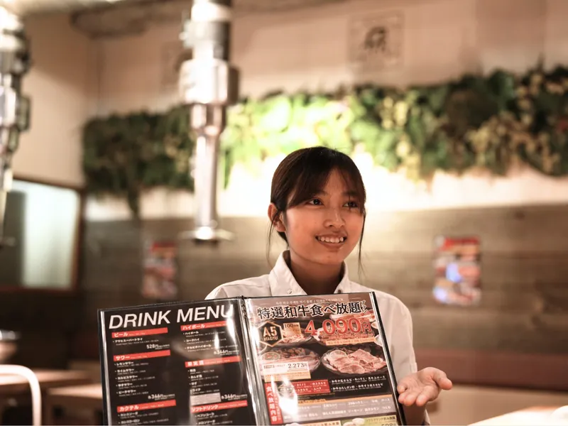 あじびるグループ　特選和牛焼肉食べ放題298PREMIUM 難波店のアルバイト・バイト求人情報-05