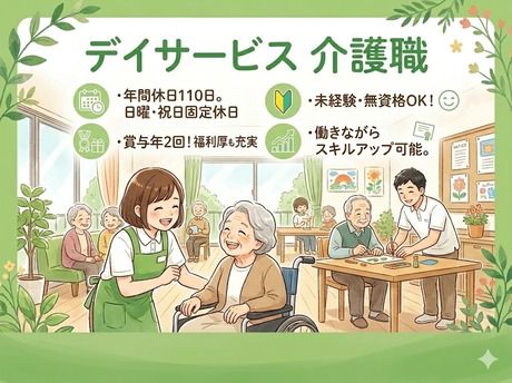 デイサービスセンターゆめとまの家　おしどりの求人・転職情報
