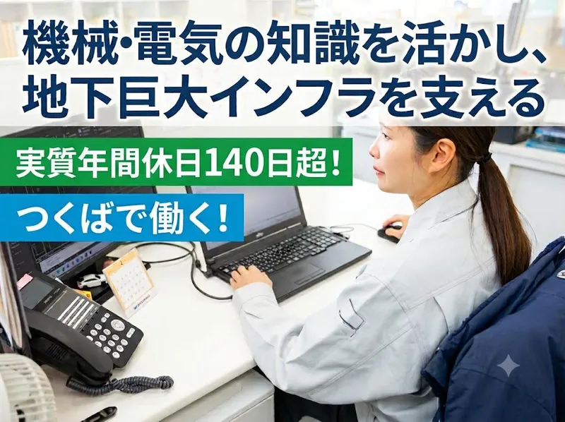 機械・電気系学科向け|独自技術でインフラを支える企業の説明会
