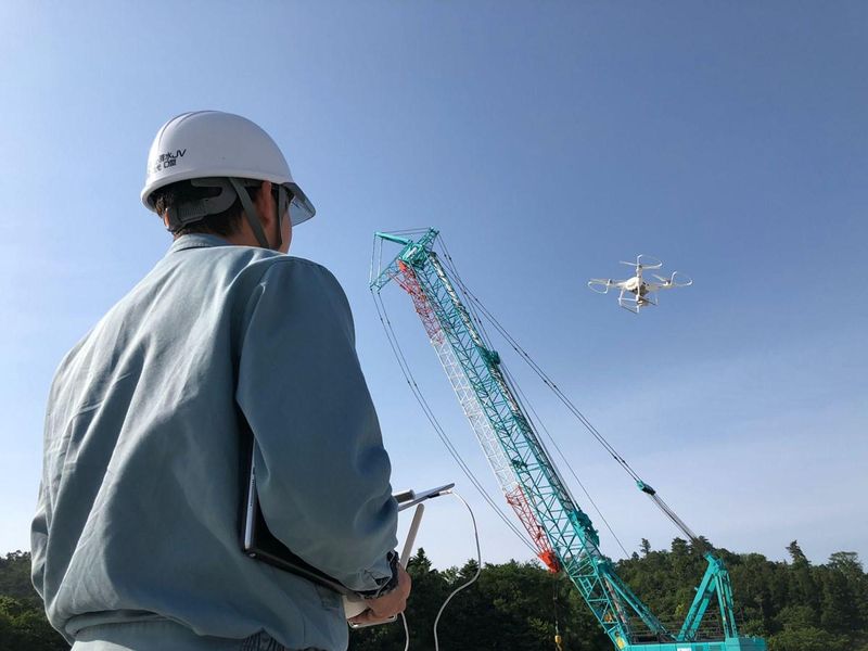 【対面/仕事体験】ドローン、現場可視化アプリ体験あり　郡山市
