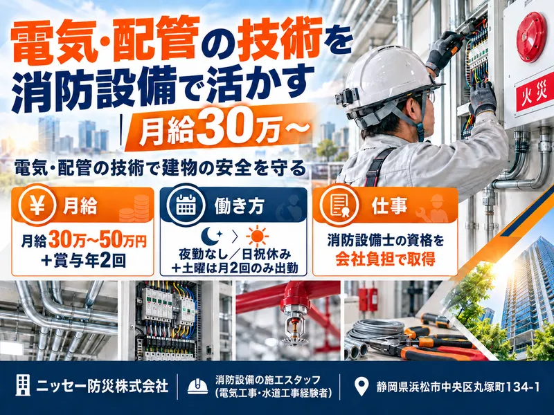 ニッセー防災株式会社 浜松支店のアルバイト・バイト求人情報