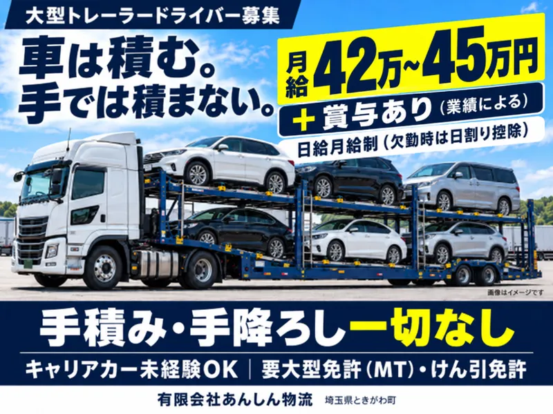 有限会社あんしん物流のアルバイト・バイト求人情報