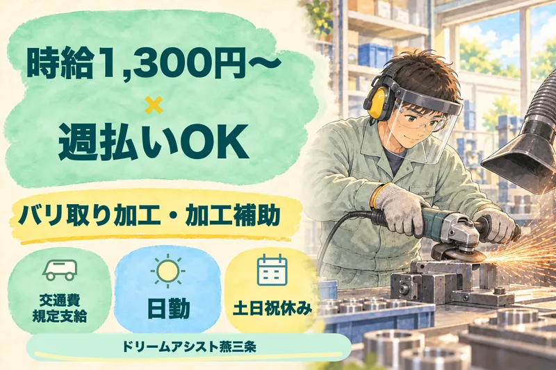 株式会社ドリームアシスト燕三条 三条市エリアのアルバイト・バイト求人情報