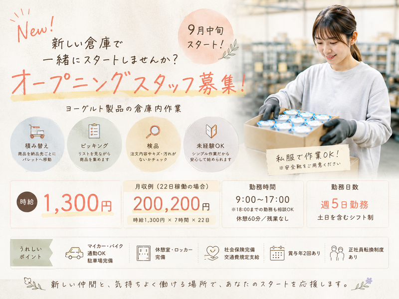 就業先:蓮田市大字根金　派遣元:アイ・ビー・エス・アウトソーシング株式会社　春日部営業所　WEB面談可能