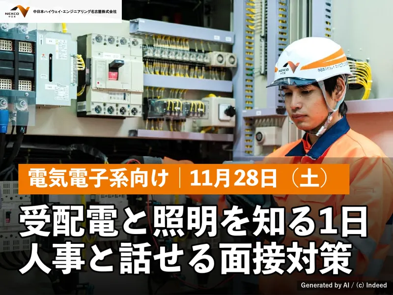 施設職│電気設備を知る+人事と面接対策│11月28日