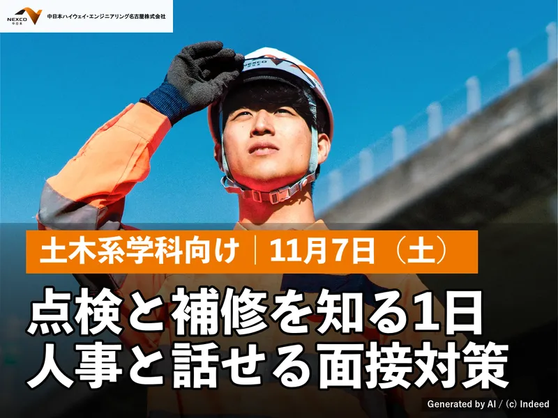 土木職│点検と補修を知る+人事と面接対策│11月7日