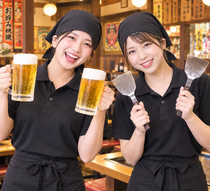 お好み焼　桃太郎　新倉敷店のアルバイト・バイト求人情報