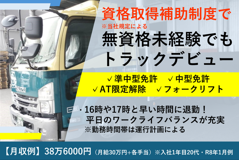 日進運輸倉庫株式会社の求人・転職情報