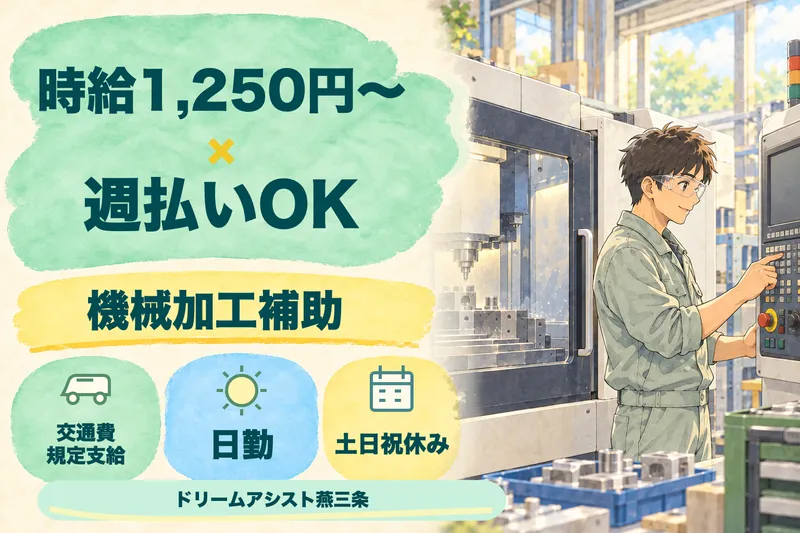 株式会社ドリームアシスト燕三条 燕市エリアのアルバイト・バイト求人情報