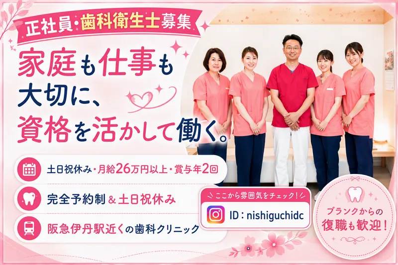 西口歯科クリニックの求人・転職情報