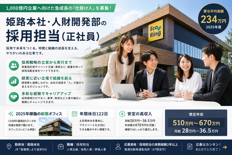 株式会社エコリングの求人・転職情報