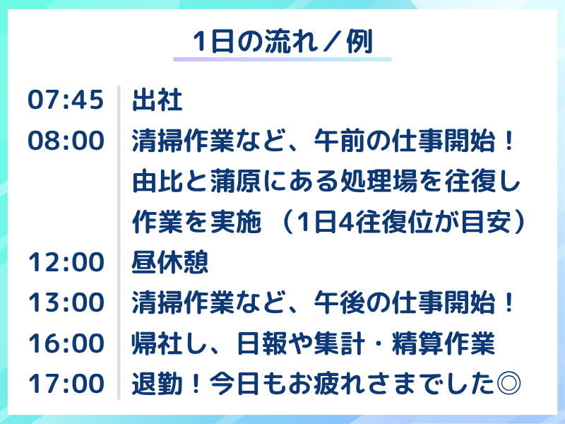 有限会社　由比環境保全センターの求人情報