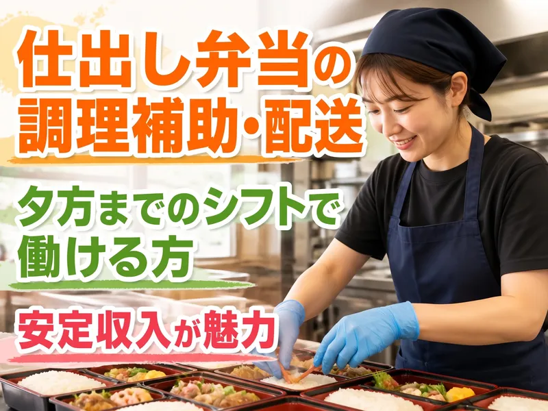 仕出し・弁当専門店【割烹】楽人のアルバイト・バイト求人情報