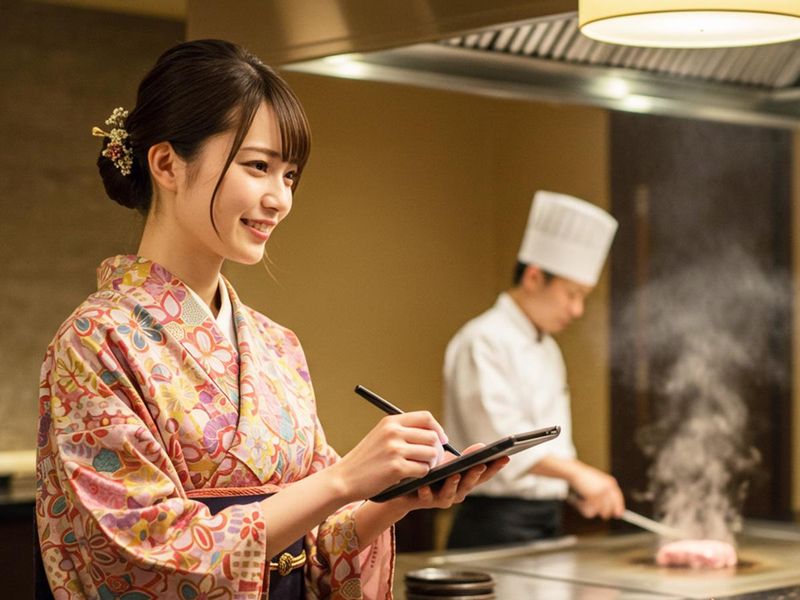 初台にある鉄板懐石料理店のアルバイト・バイト求人情報-03