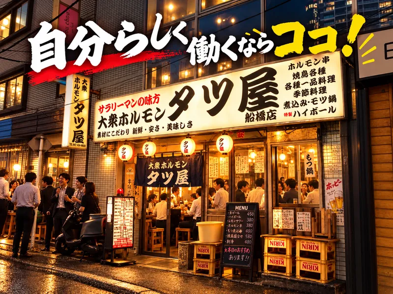 大衆ホルモン　タツ屋　船橋店のアルバイト・バイト求人情報